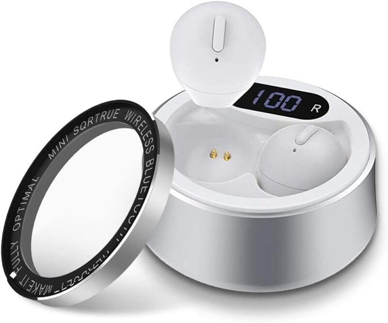 Wireless Earbuds Sleep Earbuds for Side Sleepers Bluetooth Mini & Lightweight Black Colour