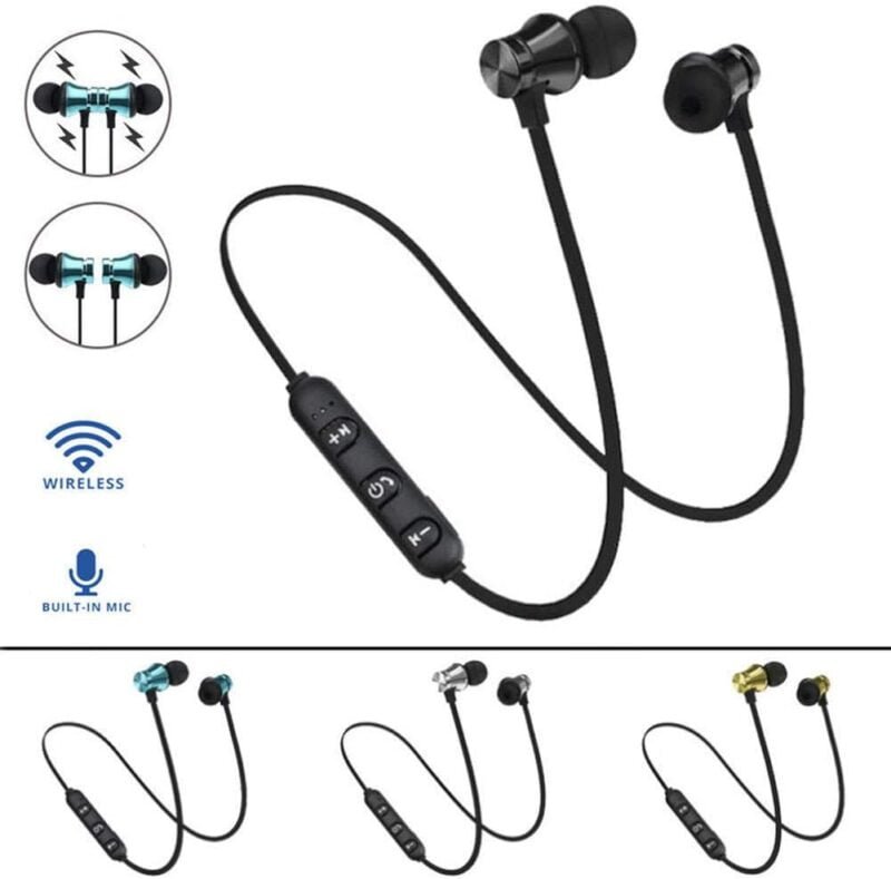 Bluetooth neckband game headset wireless in ear earphone sports headphone XT11 HIFI